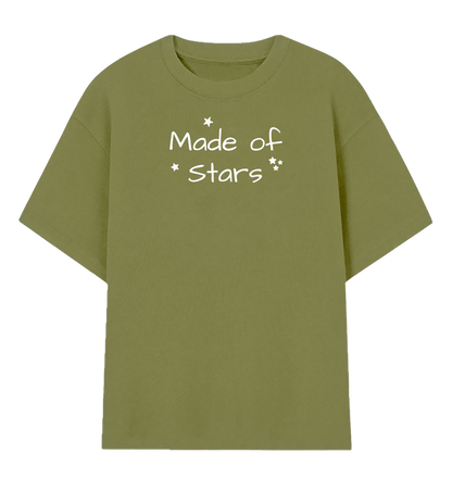 Camiseta Oversized Made of Stars