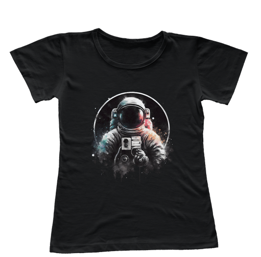 Camiseta Babylook Astronauta
