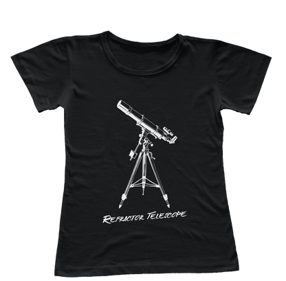 Camiseta Babylook Telescópio Refrator