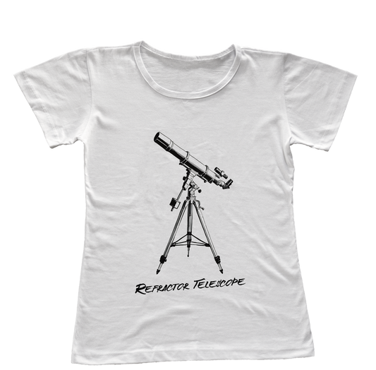 Camiseta Babylook Telescópio Refrator