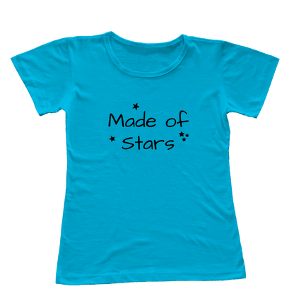 Camiseta Babylook Made of Stars
