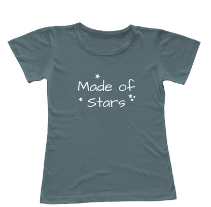 Camiseta Babylook Made of Stars