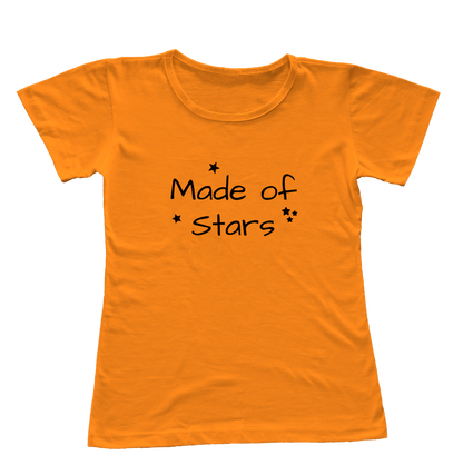 Camiseta Babylook Made of Stars
