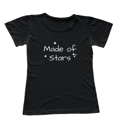 Camiseta Babylook Made of Stars