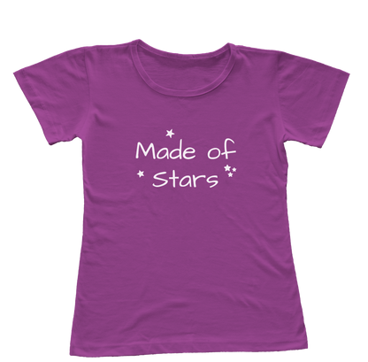 Camiseta Babylook Made of Stars