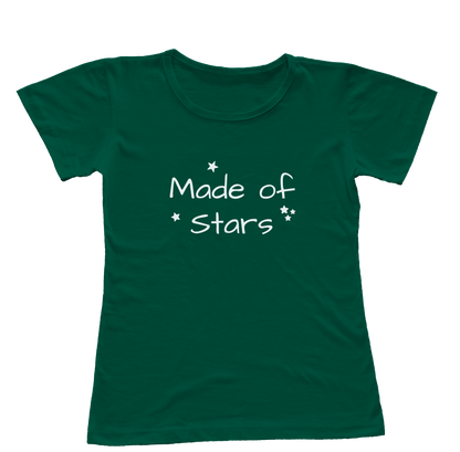 Camiseta Babylook Made of Stars