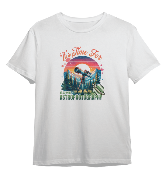 Camiseta Está na Hora de Fazer Astrofotografia