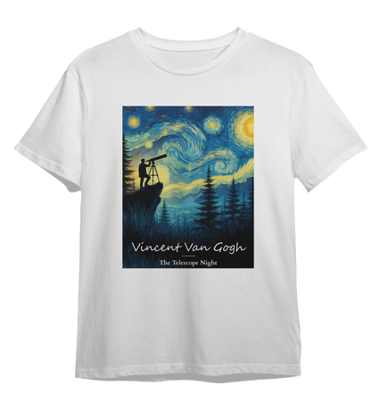 Camiseta Van Gogh: A Noite do Telescópio