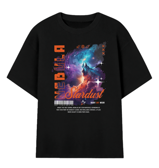 Camiseta Oversized Nebula Stardust