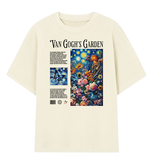 Camiseta Oversized Jardim de Van Gogh